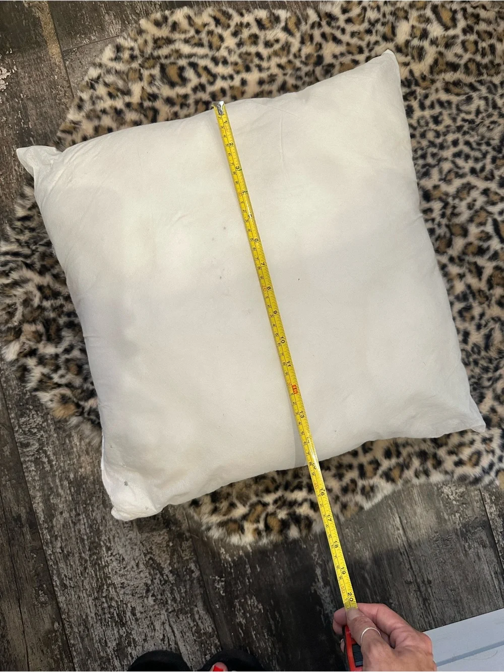 White Throw Pillow Inserts - set of 2 Plush Square